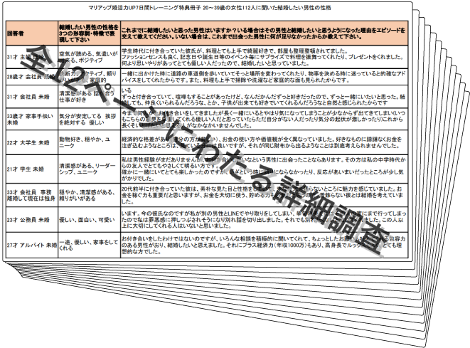 全12ページにわたる詳細調査